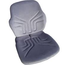 Grammer Seat & Back Heated Cushion Set - 721 JCB Grey