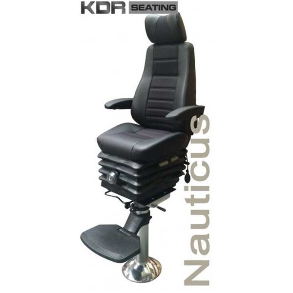 KDR - Nauticus Command / Captains Chair & Pedestal - KDR Seating